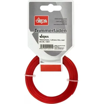 Příslušenství k zahradní technice DEMA Ořezávací struna 1,3 mm x 15 m, kulatá