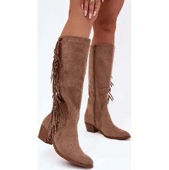 Dámské kozačky Kozačky na podpatku model 223001 Step in style 36