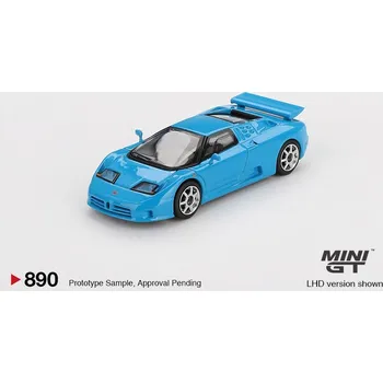 autíčko BUGATTI EB110 SUPER SPORT 1995 - modrá -1:64 - Mini GT