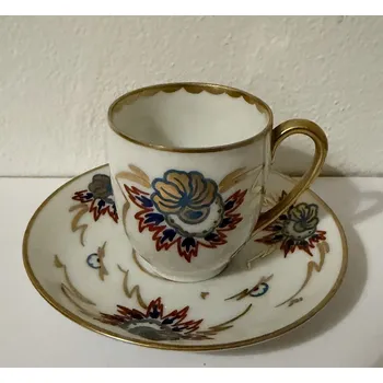 Stolování Starožitný porcelánový šálek Flowers Rosenthal