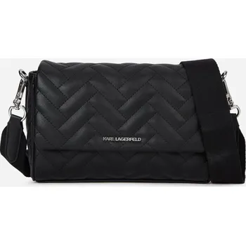 Kabelka CROSSBODY KARL LAGERFELD K/BRICK FLAP CROSSBODY BLACK