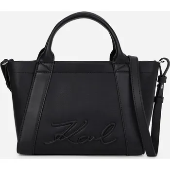 Kabelka KABELKA KARL LAGERFELD K/VILLE SM TOTE BLACK-NICKEL