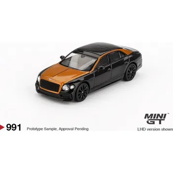 autíčko BENTLEY FLYING SPUR 2024 -zlatá met/černá - 1:64 -Mini GT