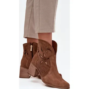 Dámská zimní obuv Boty na podpatku model 222964 Step in style 42