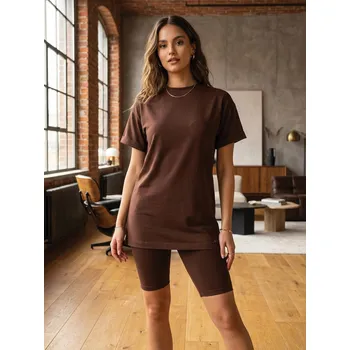 Dámský dvoudílný komplet v chocco barvě VSB CASANDRA, VELIKOST 2XL/3XL