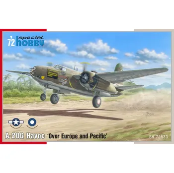 Plastikový model 1:72 Douglas A-20G Havoc „Over Europe and Pacific“