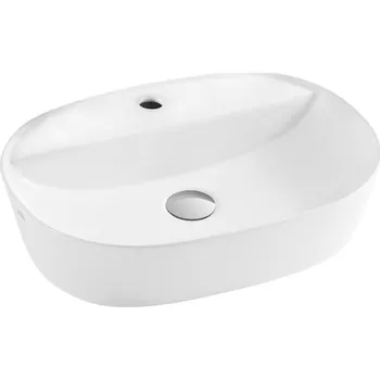 INVENA - Oval umyvadlo na desku 50 cm HALIA CE-18-001-C INVENA