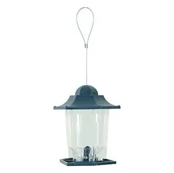 Krmítko pro ptáka Krmítko venk. PLAST na semena modrá 17,5cm Zolux