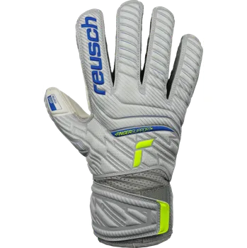 Brankářské rukavice Brankářské rukavice Reusch Attrakt Grip Finger Support Junior Goalkeeper Gloves 5272810-6016 Velikost 4
