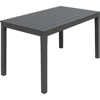 Zahradní sestava Plastový stůl SUMATRA, antracit
