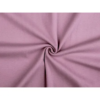 Úplet bavlněný elastický hladký / náplet, střední, 18 (420) starorůžová