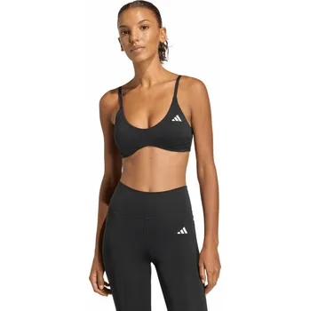 adidas OPT ESS LS BRA Dám.top CLIMACOOL - 0 - černá - L