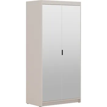 FALCO Šatní skříň Enja 2D/2 se zrcadlem Odstín: Písková béžová