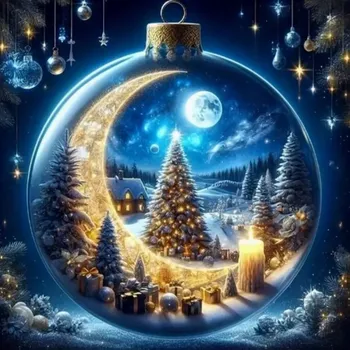 Diamantové malování Diamantové malování baňka 30 × 40 cm