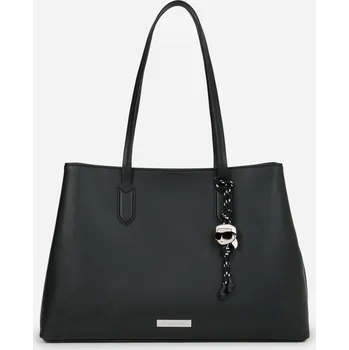 Módní doplněk KABELKA KARL LAGERFELD IKON SMOOTH LG TOTE BLACK