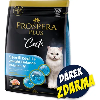 Krmivo pro kočku Krmivo Prospera Plus Sterilized 1+ Chicken Weight Balance 2kg + Konzerva ZDARMA-KS