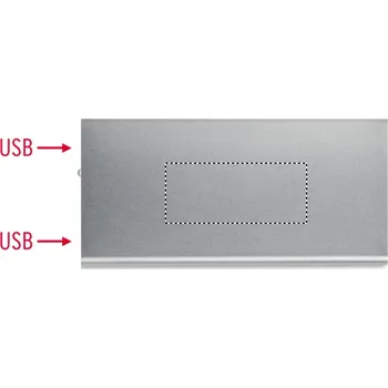 Powerbanka Power banka 8000 mAh 5 BOTTOM, 30x70mm Laserové gravírování, 1 barva