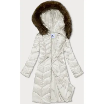 Dámská bunda pro přechodné období (LU-2201) ecru - Glakate M