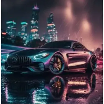 Diamantové malování diamantové malování mercedes-benz 30 × 40 cm