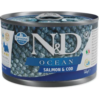 Krmivo pro psa Konzerva N&D Dog Ocean Salmon & Codfish 140g-KS