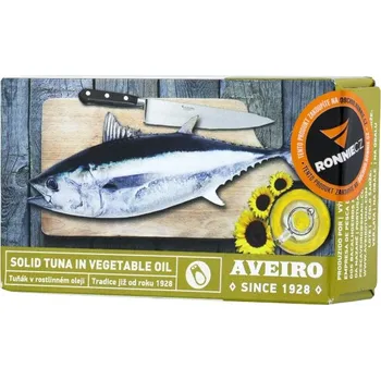 konzervovaná ryba Aveiro Tuňák Aveiro - v rostlinném oleji Velikost: 120 g, Příchuť: v rostlinném oleji