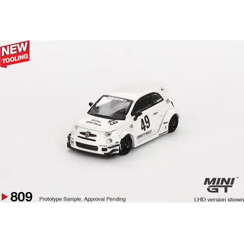 autíčko FIAT 595 ABARTH LB-WORKS X ABAS WORKS GARA WHITE 2024 -1:64 - Mini GT