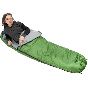 Spacák TURISTICKÝ SPACÍ pytel NEPÁL 210x80x50CM ZELENÝ ENERO CAMP