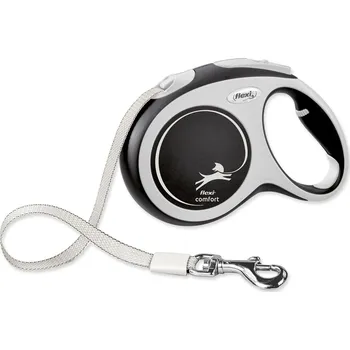 Vodítko pro psa Vodítko Flexi New Comfort páska L černé 5m-KS