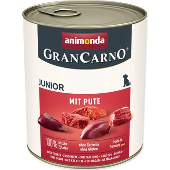 Krmivo pro psa Konzerva Animonda Gran Carno Junior s krůtím 800g-KS