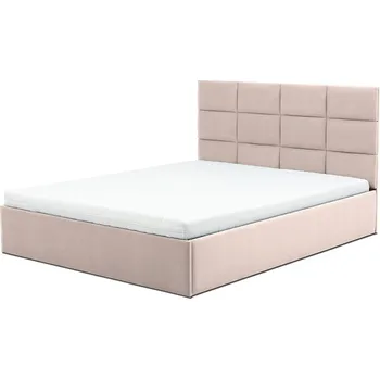 Postel Čalouněná postel TORES s bonelovou matrací rozměr 180x200 cm Béžová