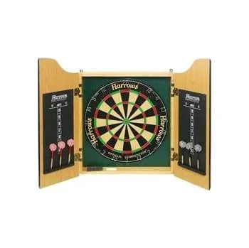 Příslušenství pro šipky Harrows Sisalový terč se skříňkou Harrows Pro's Choice Complete Set - Pros Choice Complete Set