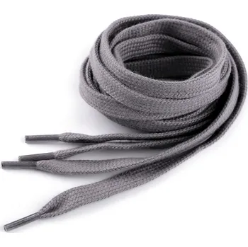 Tkaničky do bot Bavlněné tkaničky do bot / tenisek / mikin délka 130 cm, malé, 9 (8301) šedá