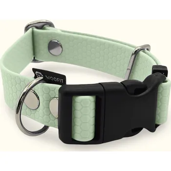 Obojek pro psa Voděodolný obojek Woofit Start: Jemně mátový