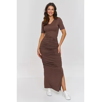 Dámské šaty Denní šaty model 209749 Makadamia 40