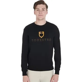 Pánská mikina Mikina pánská Equestro Cotton, černá, vel. XL