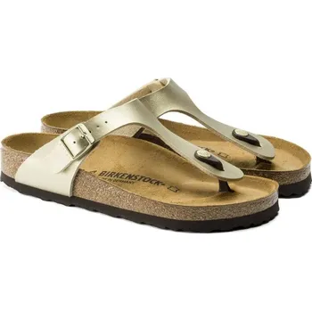 Dámské žabky Dámské žabky Birkenstock Gizeh Birko-Flor Gold úzké, 38 i476_46583701