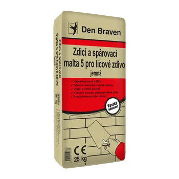 Stavební pojivo Den Braven 57111Q Zdicí a spárovací malta 5 pro lícové zdivo