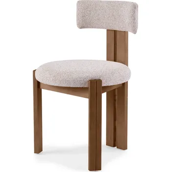 Jídelní židle Jídelní židle Matteo z masivu krémová/hnědá