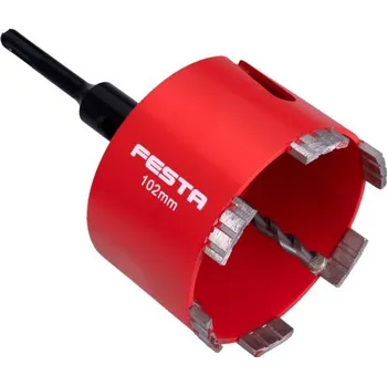 Příslušenství k nářadí Korunka vrtací diamantová FESTA 102mm segmentová se stopkou SDS+ 24820