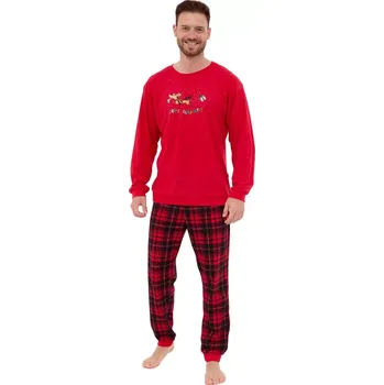 Pánská móda Pánské pyžamo 115/255 Celebrate - CORNETTE červená L