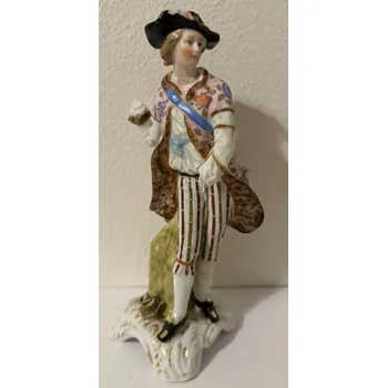 Porcelánová soška Rokoko Páže