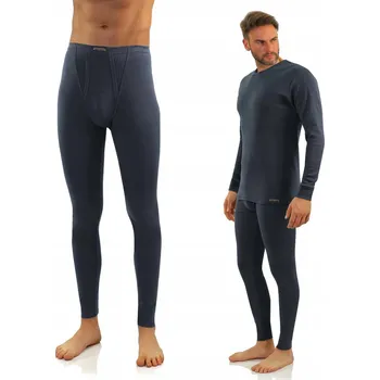 Pánské termo spodky TEPLÉ PÁNSKÉ BAVLNĚNÉ SPODKY ZÚŽENÉ IDEÁLNÍ NA ZIMU Sesto Senso *XXL