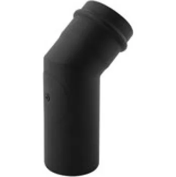 Darco Koleno 45° 80 mm s těsněním a čistícím otvorem černý lak