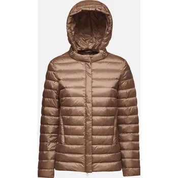 Tmavě hnědá dámská prošívaná bunda Geox Jaysen - Dámské GEOX hnědá 3062139