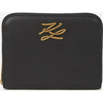 Peněženka PENĚŽENKA KARL LAGERFELD K/AUTOGRAPH MD ZIP WALLET GP BLACK/GOLD