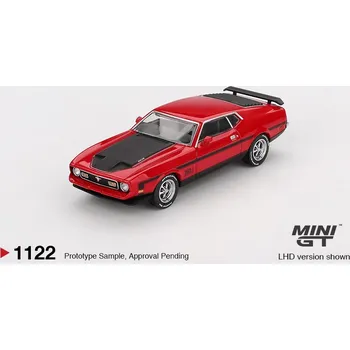 autíčko FORD MUSTANG MACH 1 RACE RED 1971 -1:64 - Mini GT - blister