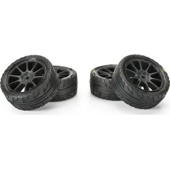 Modelářství Pro-Line kolo 1:14 s pneu Vector, disk černý Mach 10 H12mm (4): Typhon Grom