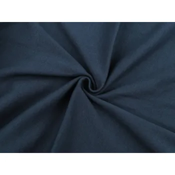 Úplet bavlněný elastický hladký / náplet, střední, 36 (UAX02) modrošedá tm.