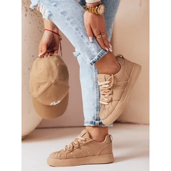 Dámské tenisky Sportovní tenisky dámské SNEAKI barevné ZY0822 Barva: Khaki, Velikost: 40