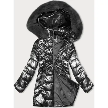 Zimní bunda s kapucí (16M9122-105) grafitová - J Style L